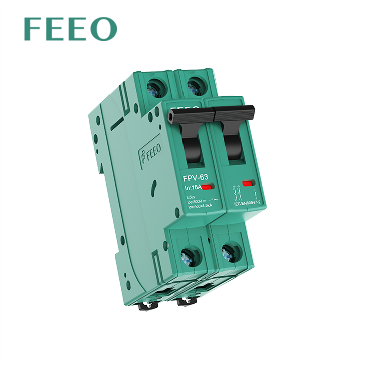 DC MCB 2P 550VDC 10KA Circuit Breaker